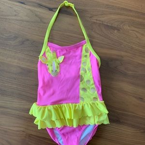 Mini Boden Girls Halter Swimsuit